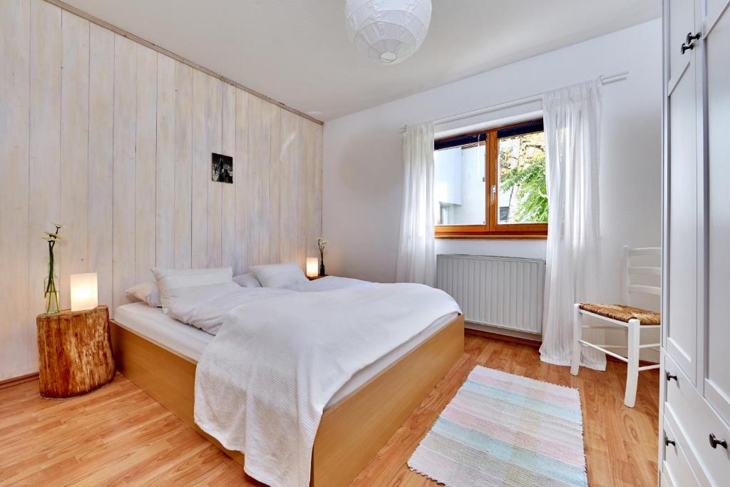 Posteľ alebo postele v izbe v ubytovaní Emily's Ferienwohnung