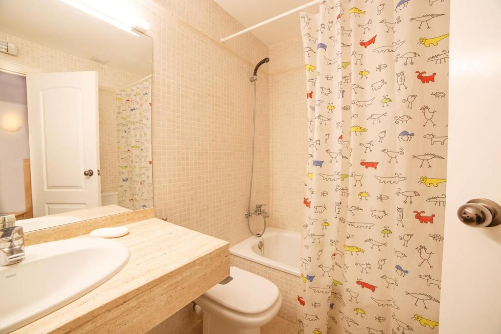 Koupelna v ubytování Apartaments Sa Guilla