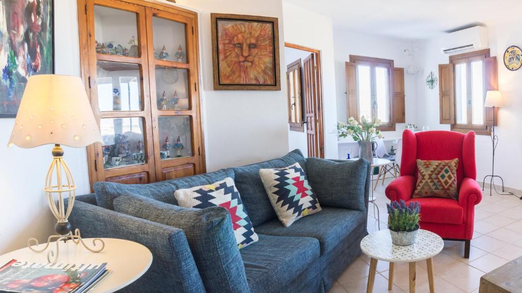 Część wypoczynkowa w obiekcie Casa Baja Mojacar Pueblo