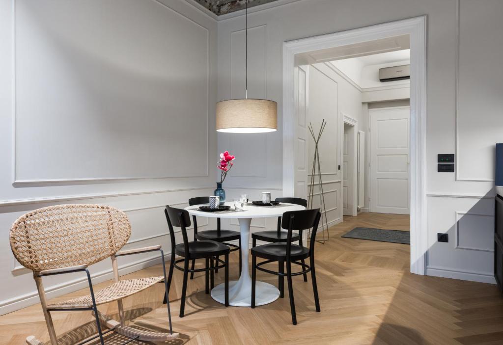 Posezení v ubytování Apartments Rog