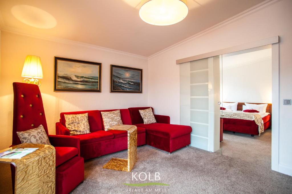 Posezení v ubytování Hotel Kolb