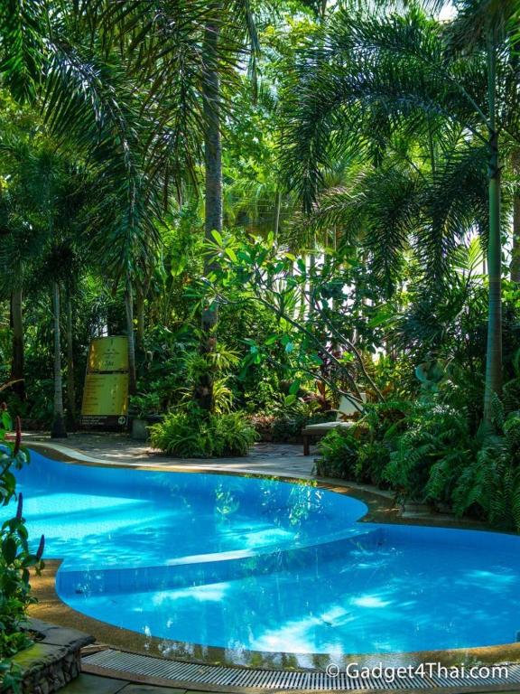 Bazén v ubytování Baan Klang Aow Beach Resort nebo v jeho okolí