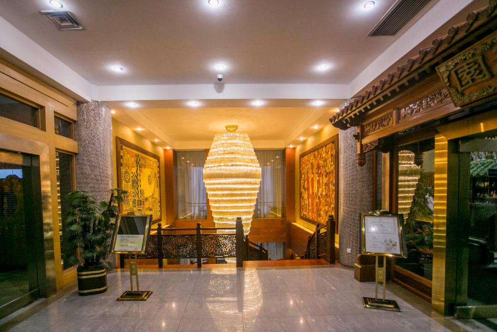 Móttaka eða anddyri á Lagos Oriental Hotel
