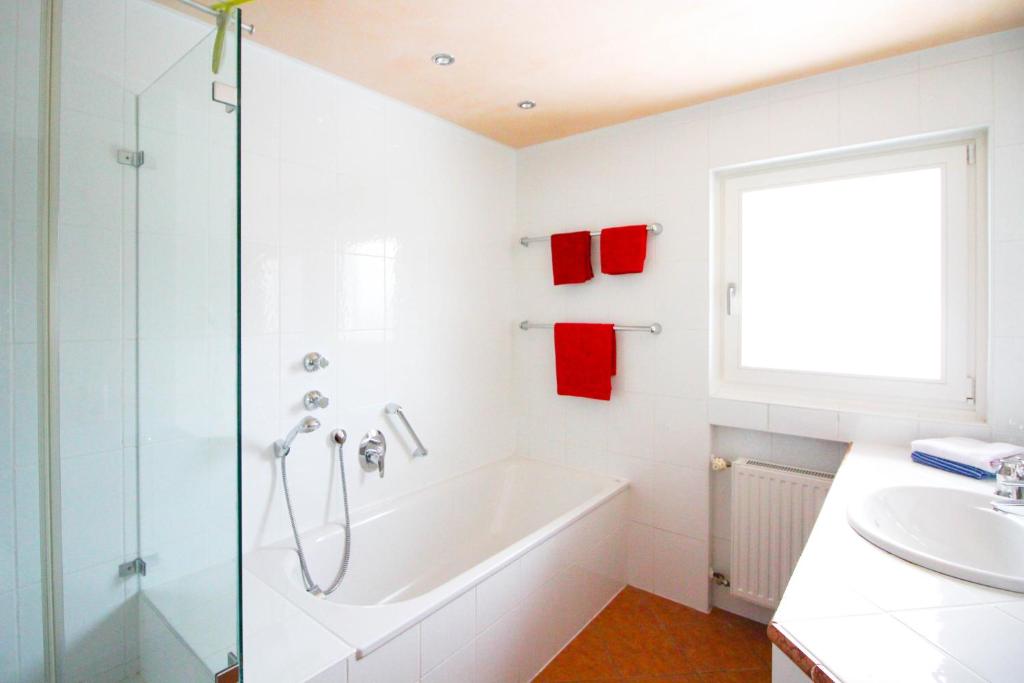 Koupelna v ubytování Apartments- und Ferienhaus Anton