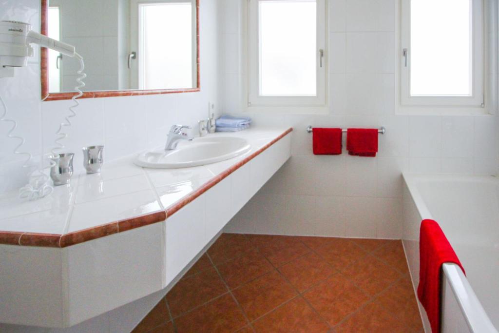 Koupelna v ubytování Apartments- und Ferienhaus Anton