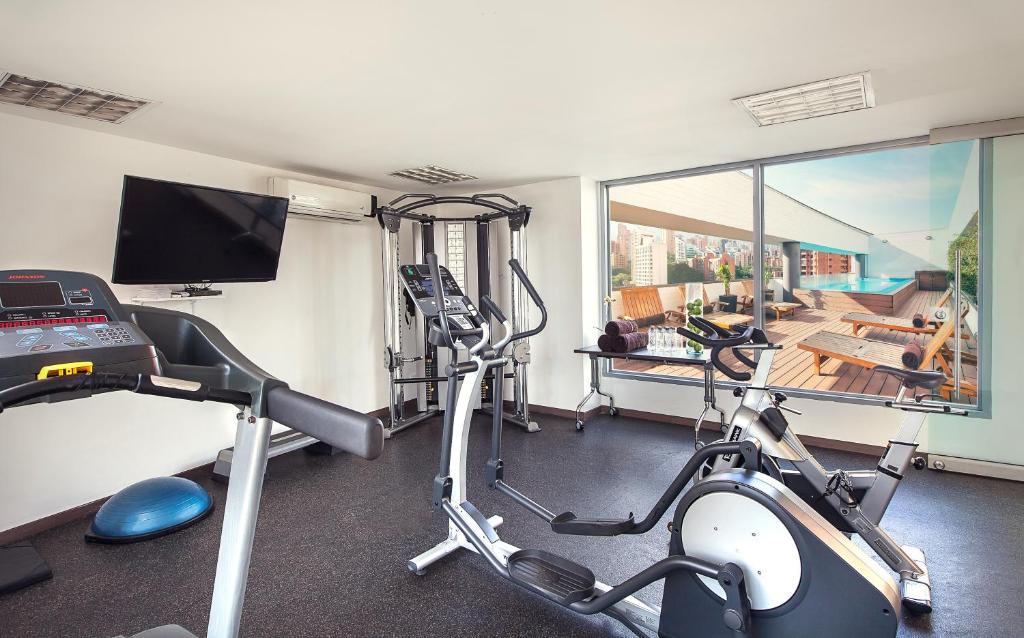 Gimnasio o instalaciones de fitness de Sites Hotel
