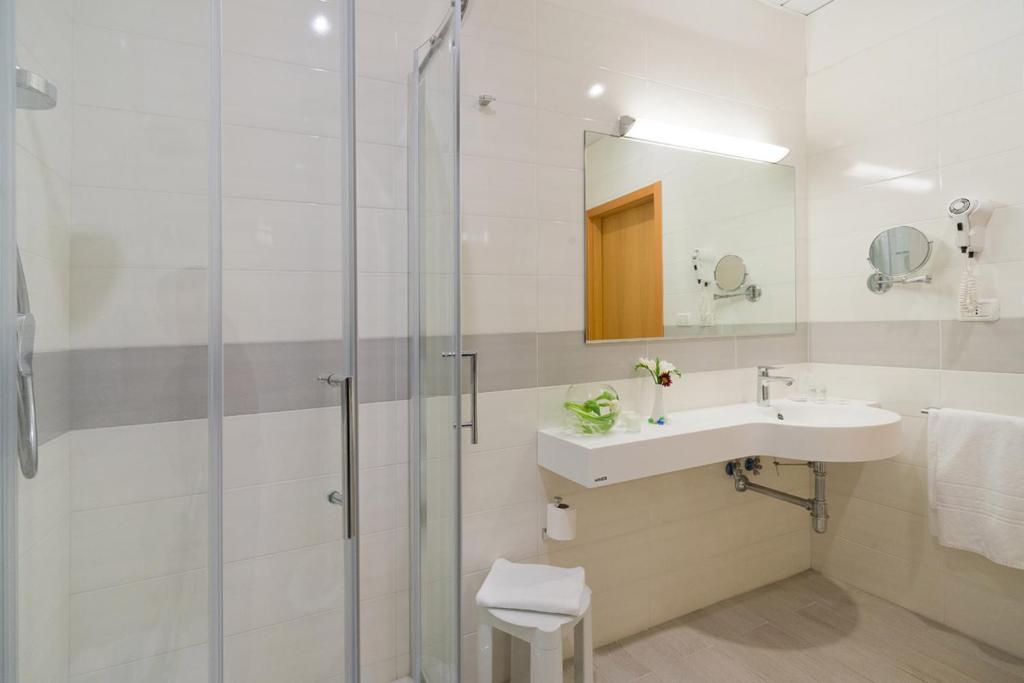 Koupelna v ubytování Ele Green Park Hotel Pamphili