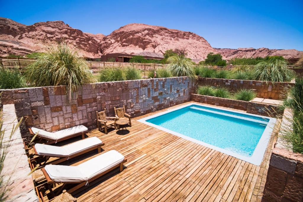 Bazén v ubytování Nayara Alto Atacama nebo v jeho okolí