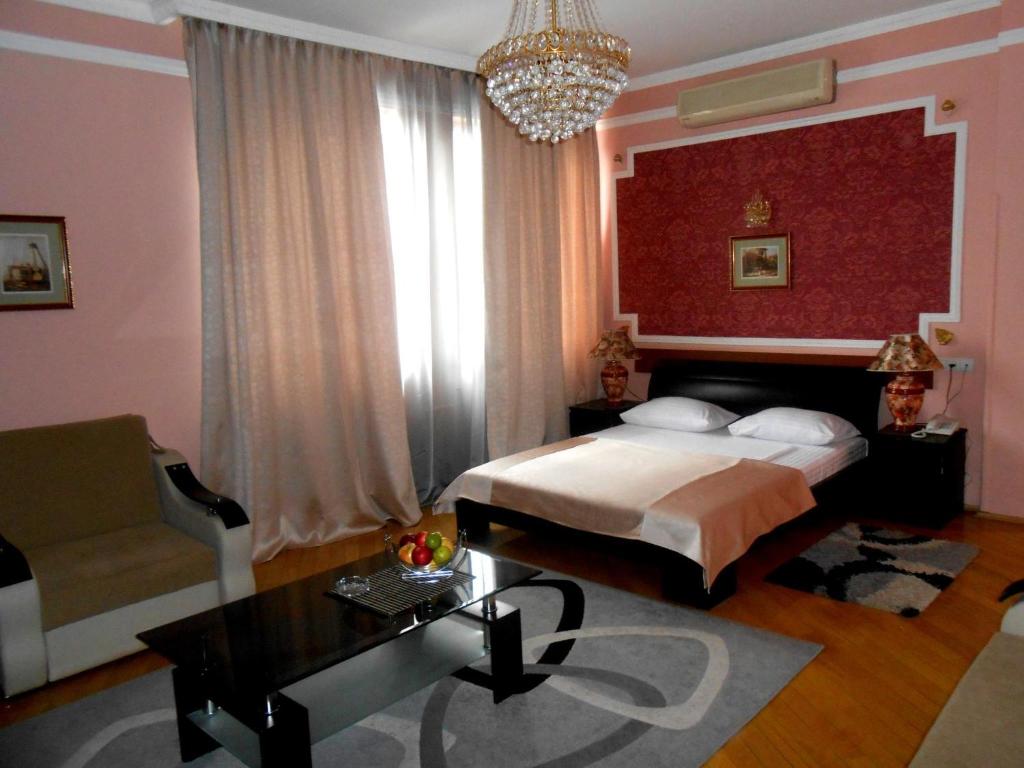 Posezení v ubytování David Hotel - Ethno style