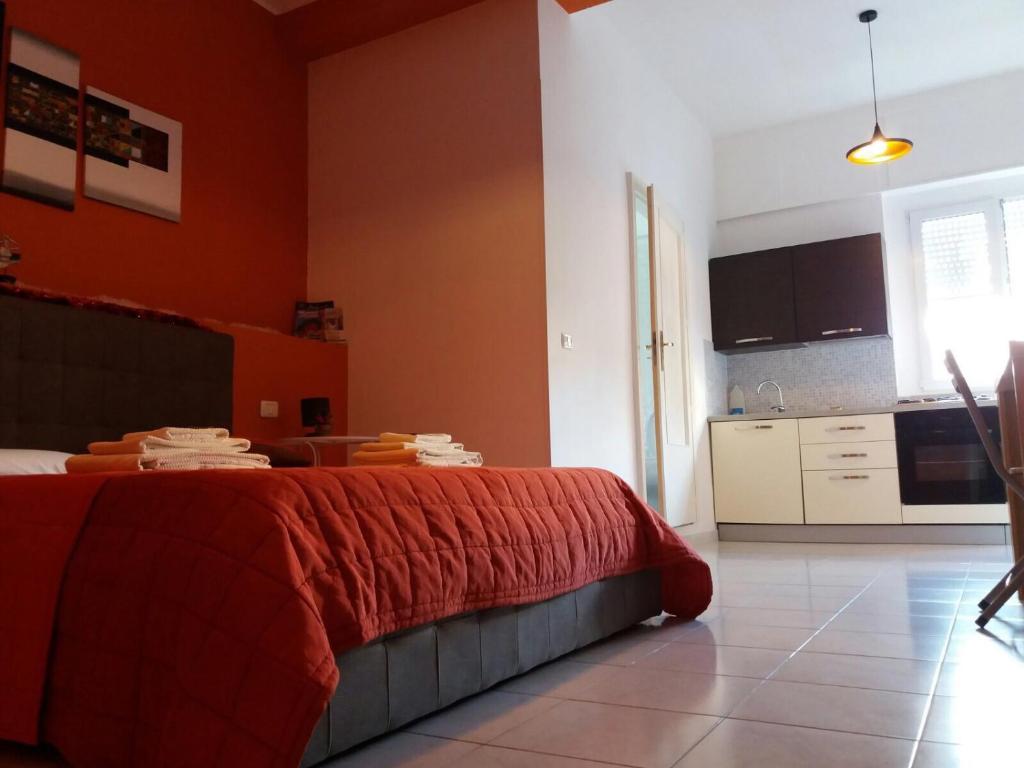 TV a/nebo společenská místnost v ubytování B&B Le Comari Salentine