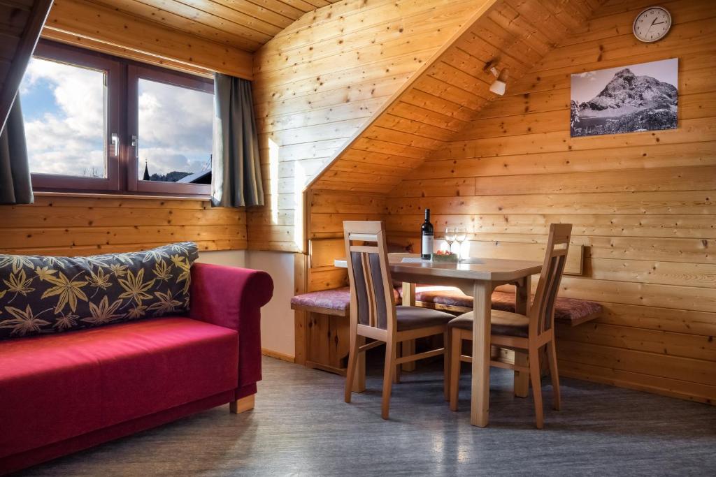 Posedenie v ubytovaní Hauserhof am Goldberg