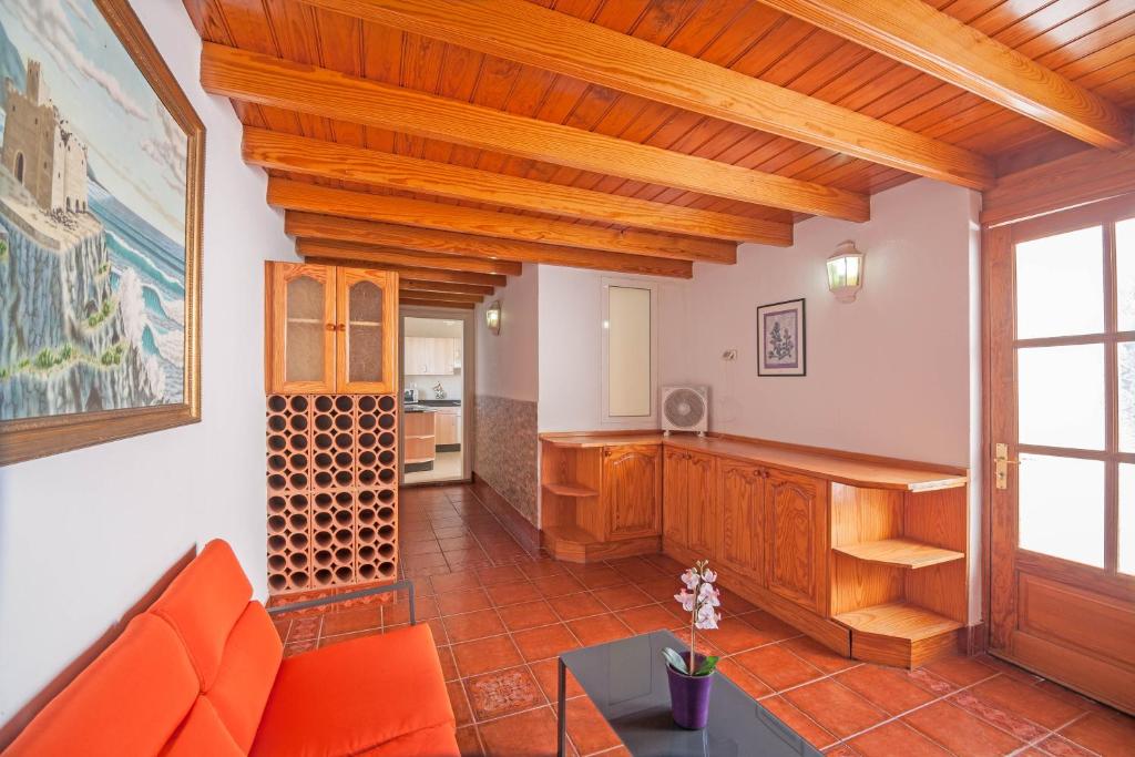Posezení v ubytování Villa Tías