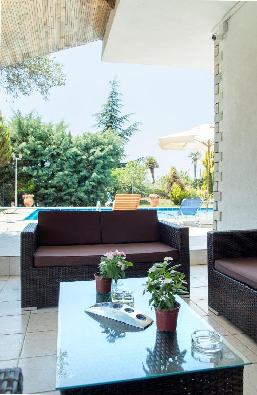 Balkon lub taras w obiekcie Villa Hara