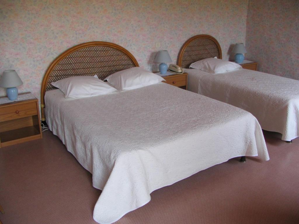 Postel nebo postele na pokoji v ubytování Le Relais de Ceilhes