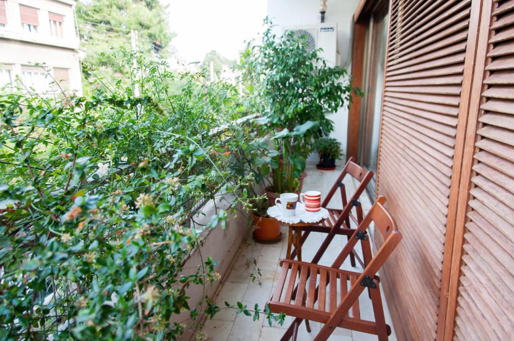 Vonkajšia záhrada v ubytovaní Stephany Apartment