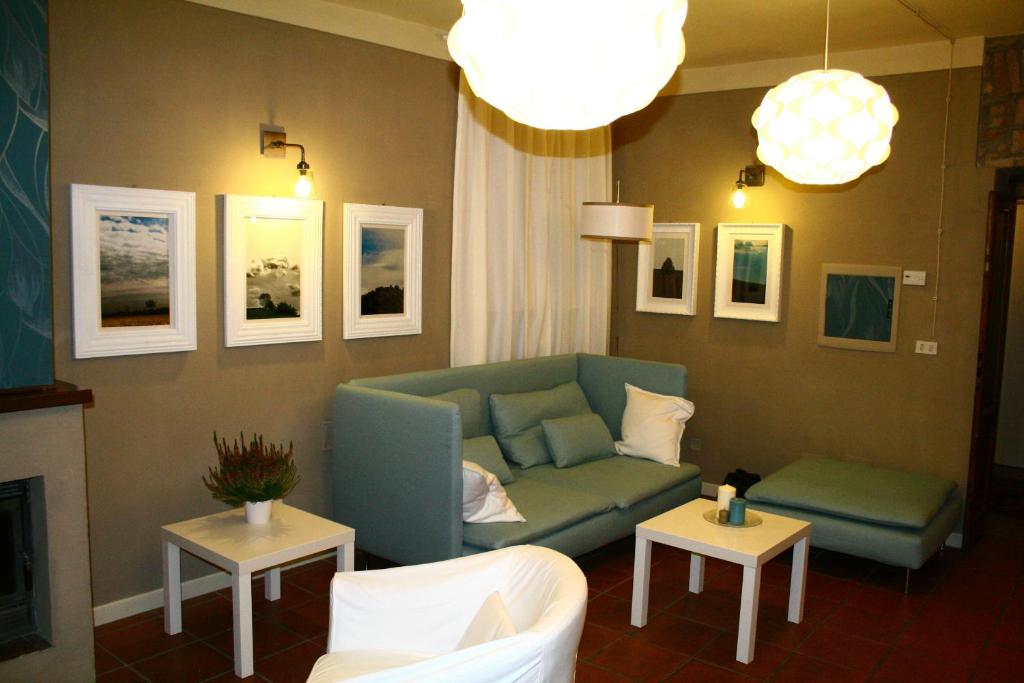 Posezení v ubytování Albergo & Ristorante Selvatico