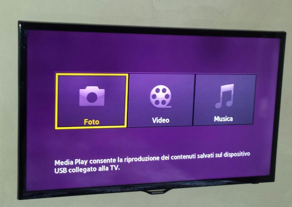 A television and/or entertainment centre at Max B&B Fiera
