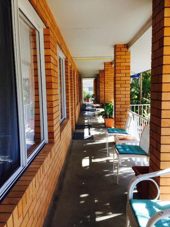 Balkón nebo terasa v ubytování Bosuns Inn Motel
