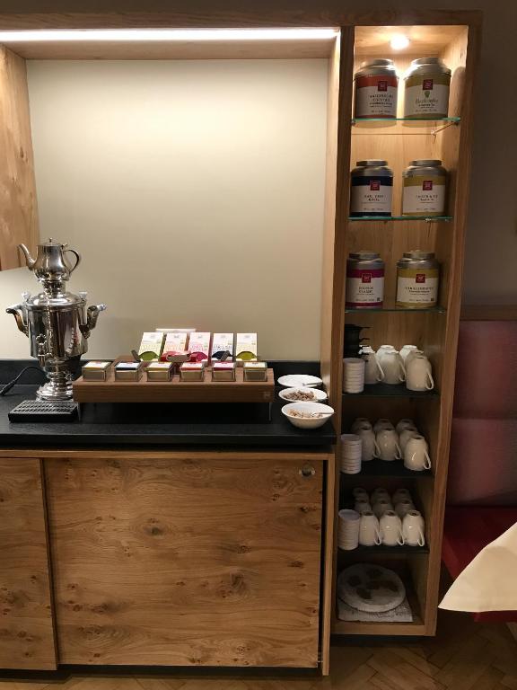 Kuchyň nebo kuchyňský kout v ubytování Aktiv Hotel Zur Rose am Brenner