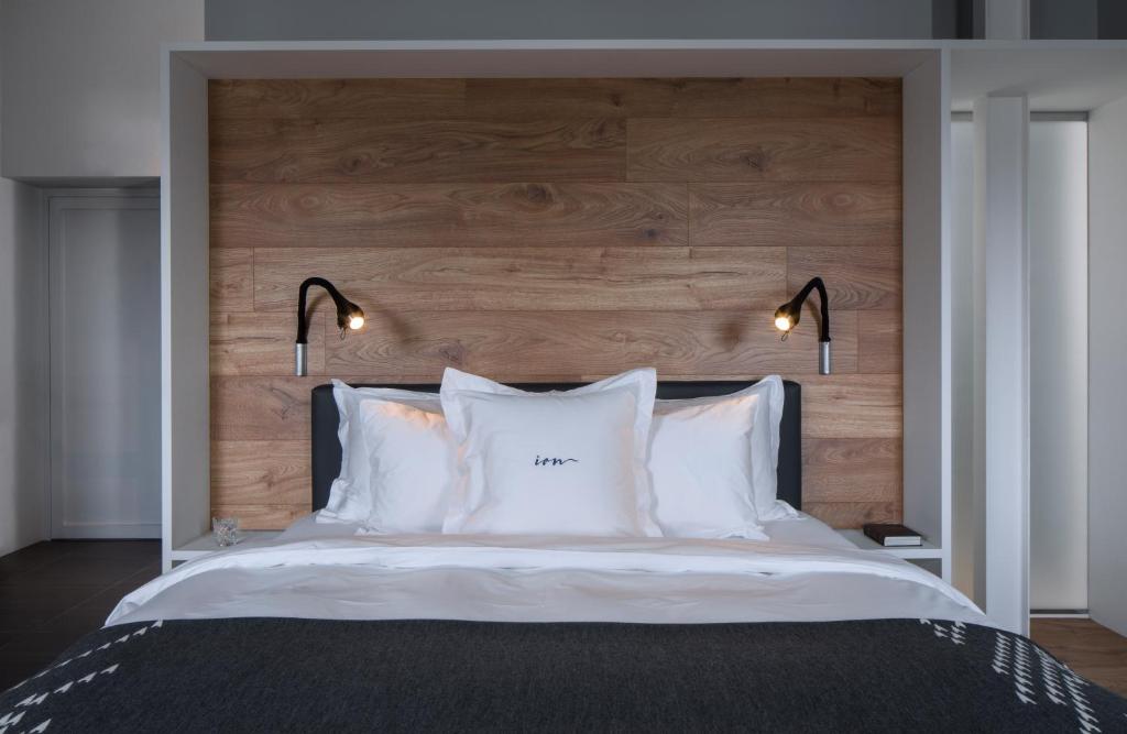 Postel nebo postele na pokoji v ubytování ION City Hotel, Reykjavik, a Member of Design Hotels