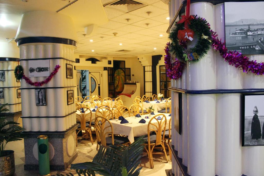 Restaurace v ubytování Gaddis Hotel, Suites and Apartments