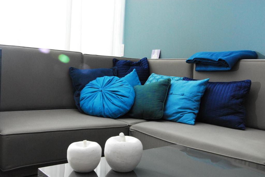 Posezení v ubytování B&B Het Schaliënhof