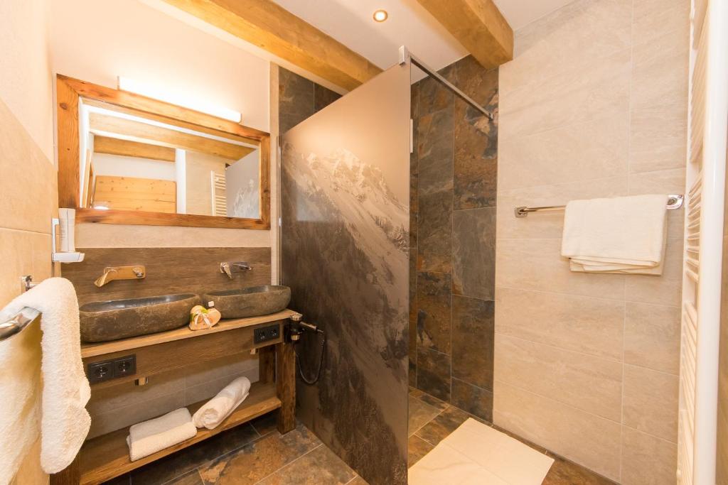 Kúpeľňa v ubytovaní Appartement Berghof