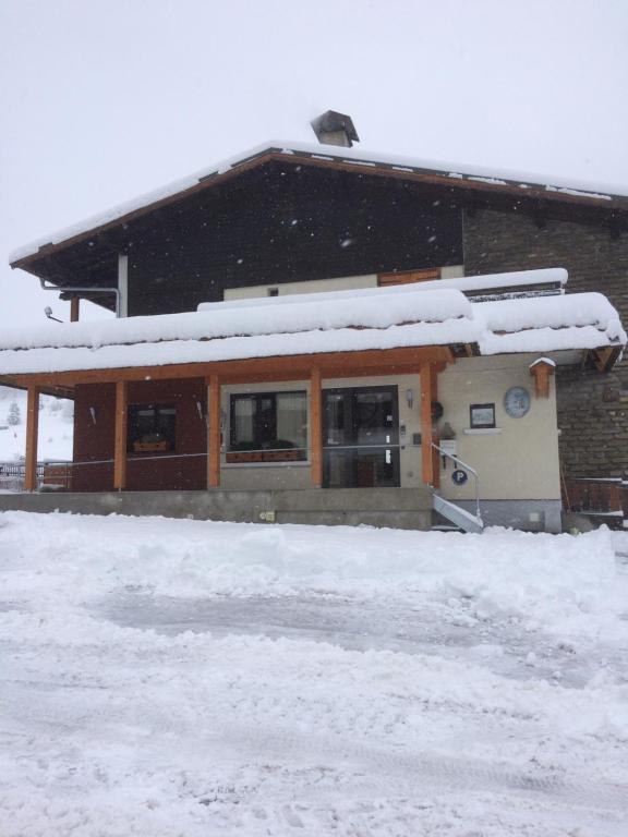 Chalet-Hôtel du Borderan v zimě