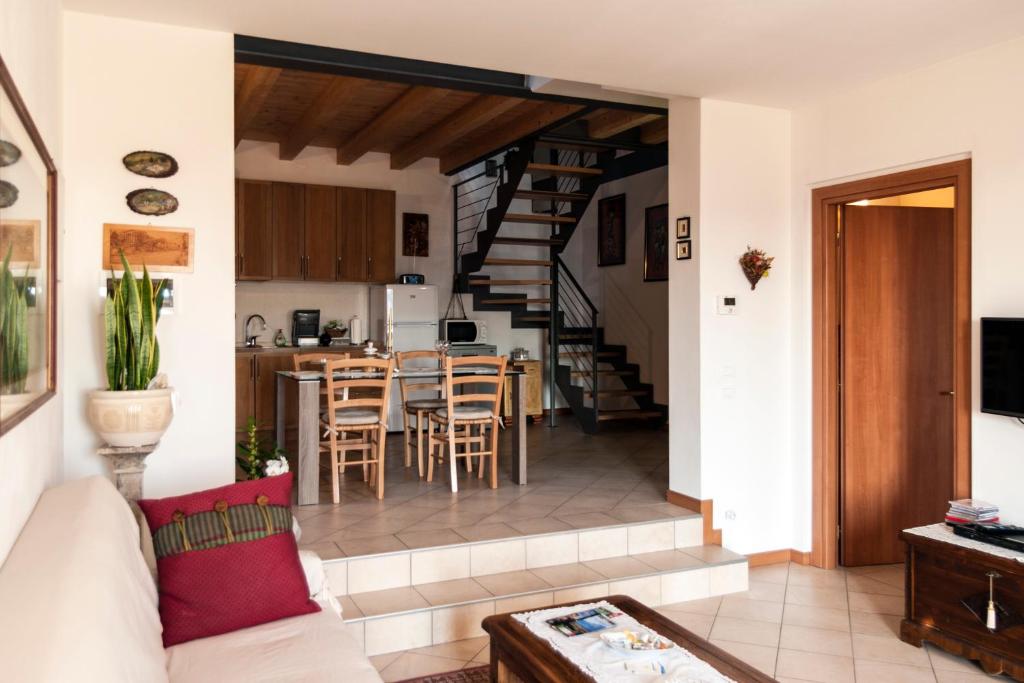 Posezení v ubytování Casa Del Sole