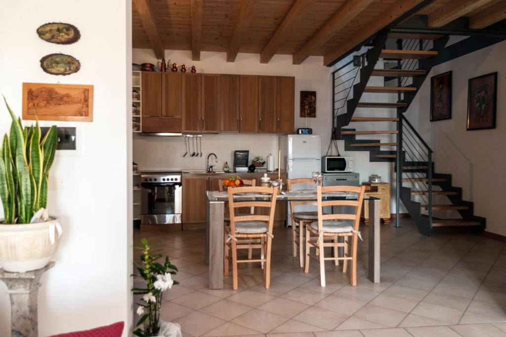Kuchyň nebo kuchyňský kout v ubytování Casa Del Sole