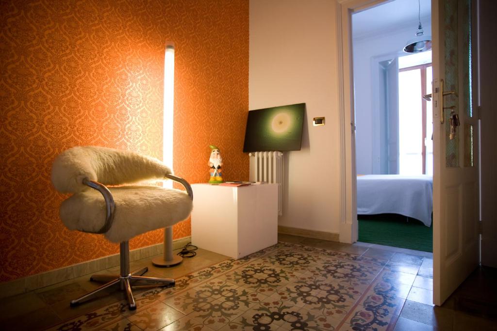 TV a/nebo společenská místnost v ubytování BAD - B&B And Design