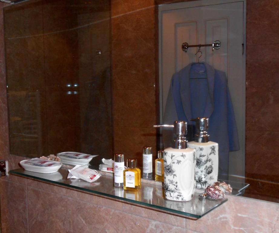 Koupelna v ubytování David Hotel - Ethno style