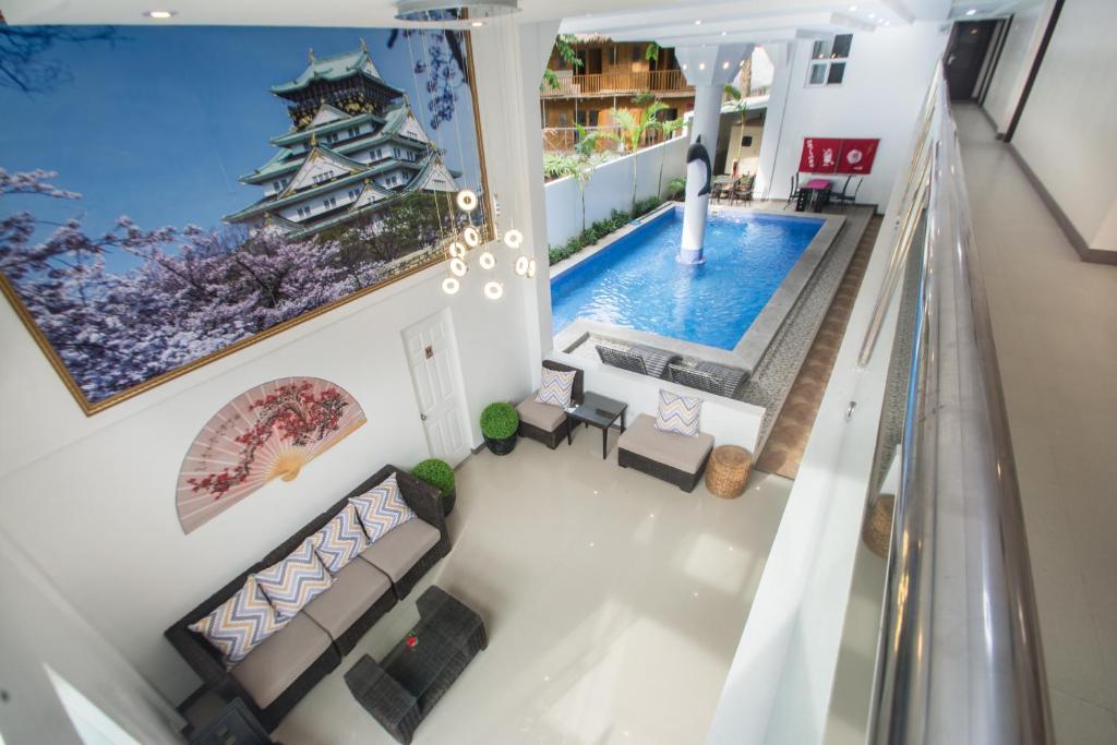 Bazén v ubytování IL Mare Sakura Resort Boracay nebo v jeho okolí