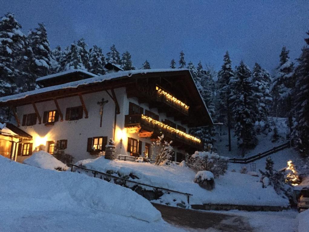 Gästehaus Arnspitzblick durante l'inverno