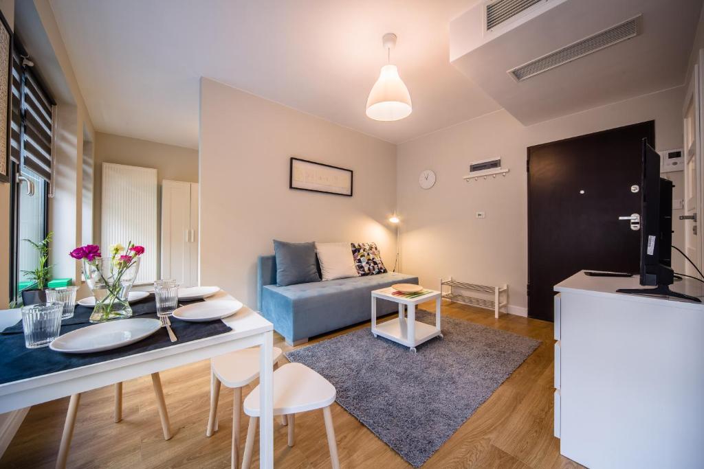 Posezení v ubytování Kazimierz Friendhouse Apartments