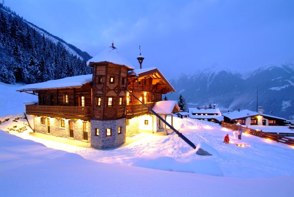MONDI Schiefe Alm Gastein v zimě