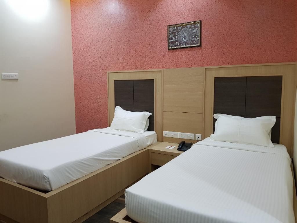 Postel nebo postele na pokoji v ubytování Hotel Starway