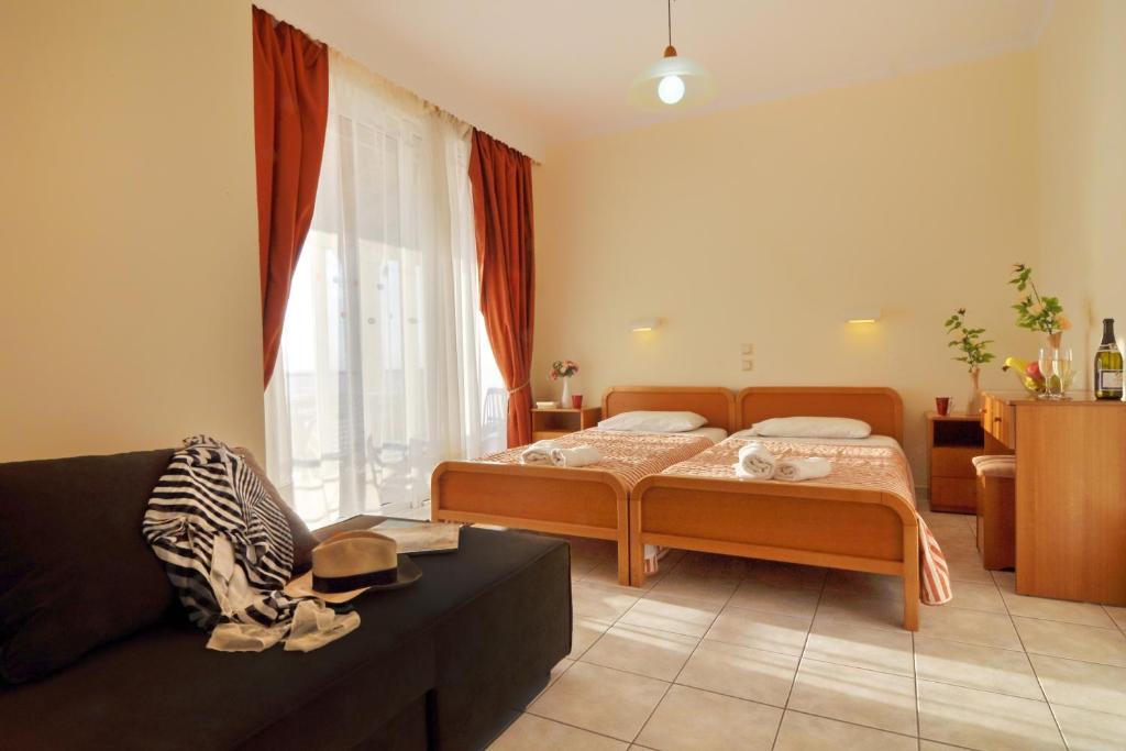 Postel nebo postele na pokoji v ubytování Lido Sofia Holidays