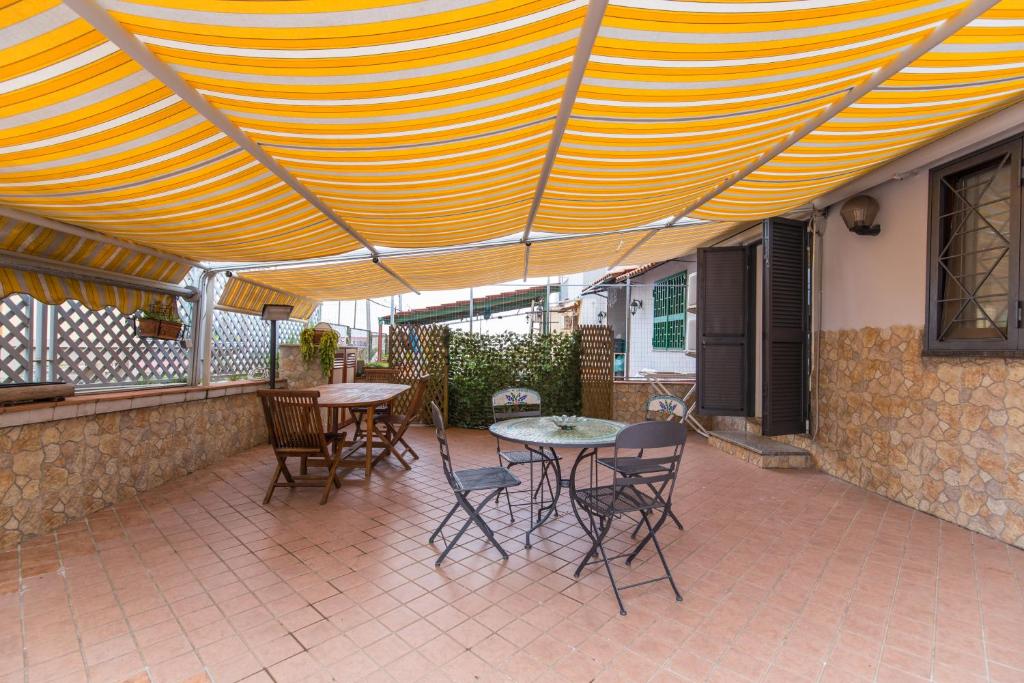 Patio nebo venkovní prostory v ubytování B&b Il miglio d’oro
