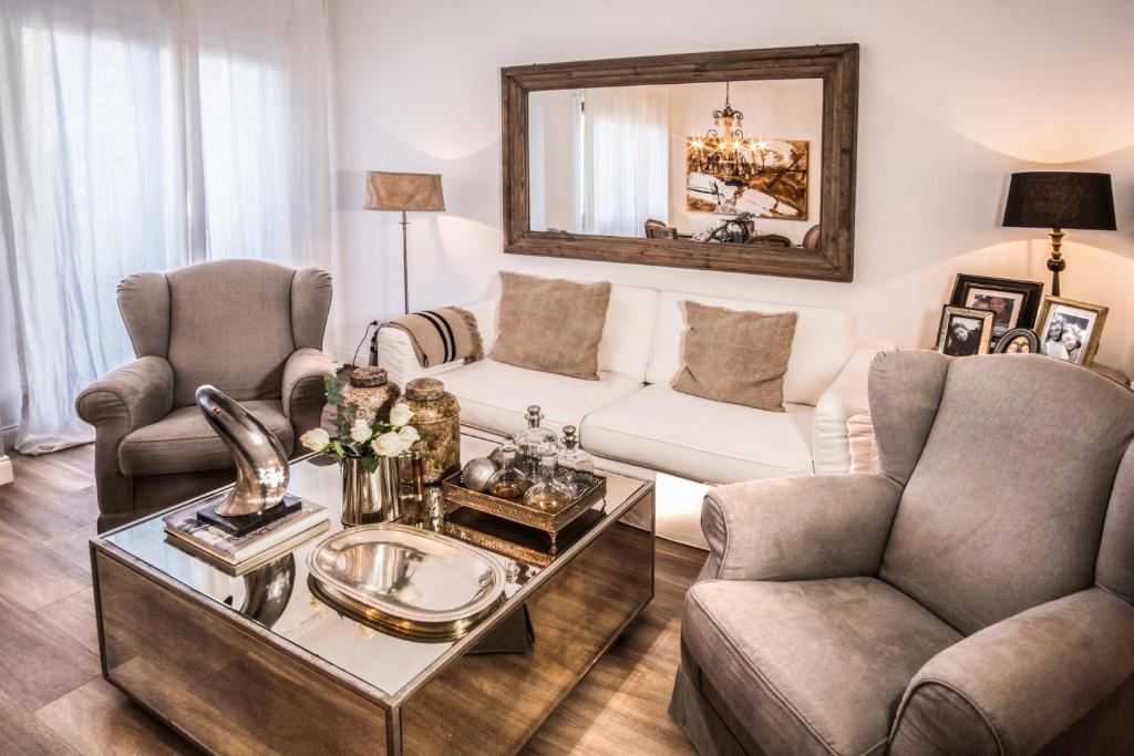 Posezení v ubytování Elegante & Exclusive Maison