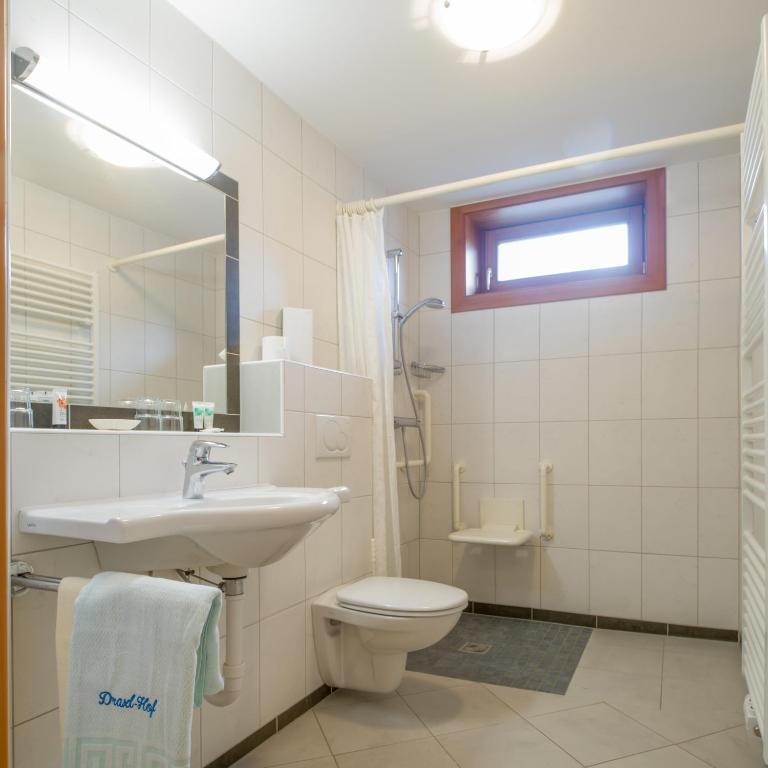 Koupelna v ubytování Draxl-Hof Ferienwohnungen