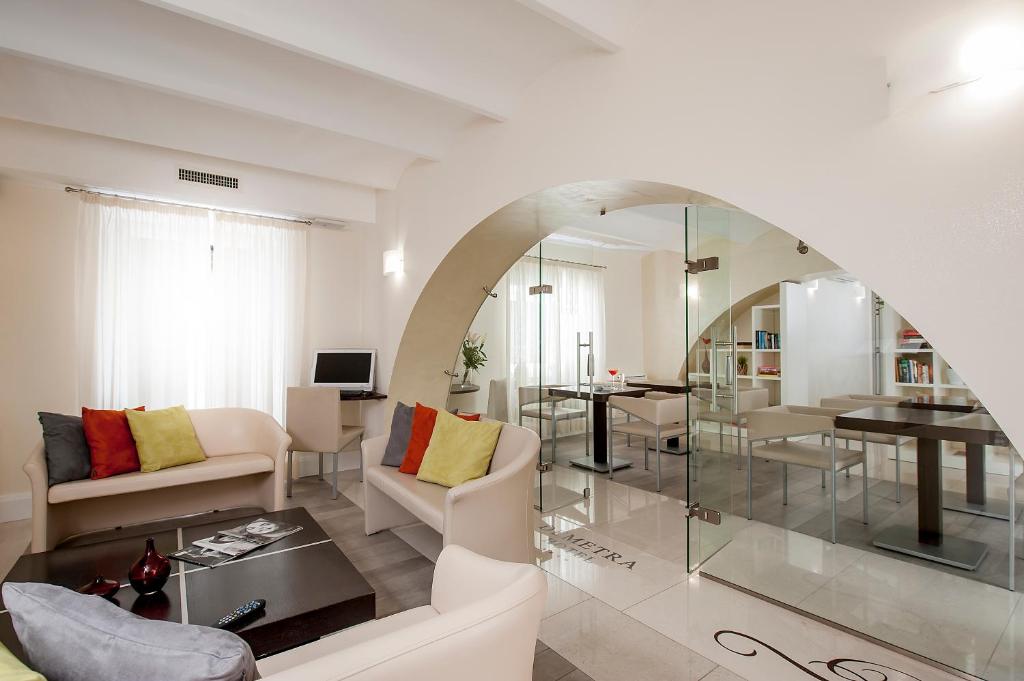 Posezení v ubytování Demetra Hotel