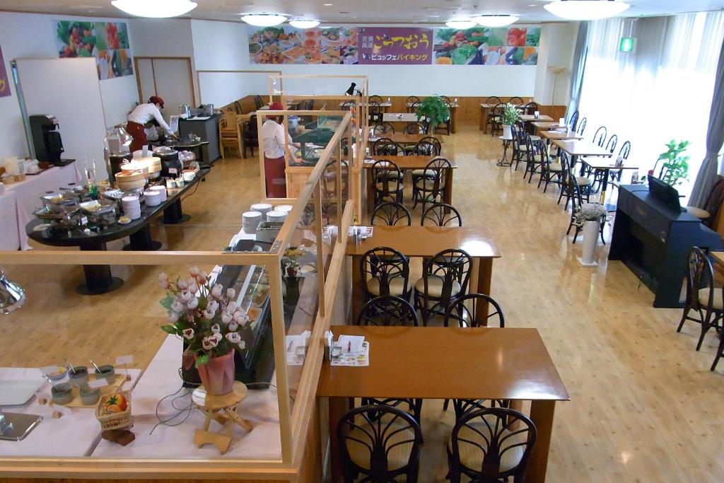 Restaurace v ubytování Kibi Kogen Resort Hotel