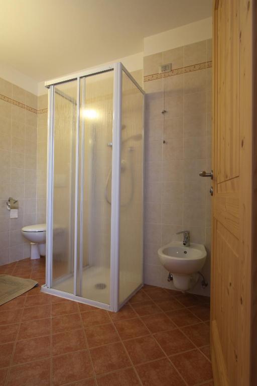 Koupelna v ubytování B.& B. Corradini