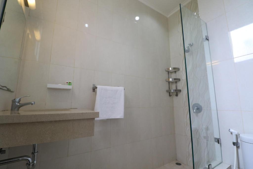 Koupelna v ubytování Diyar Villas Puncak NB3/3