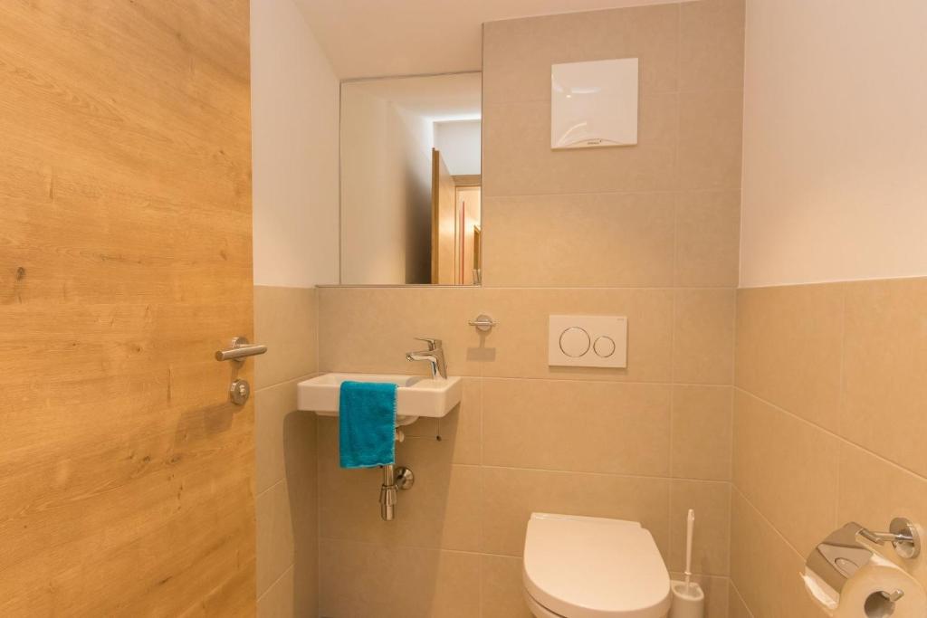 Kúpeľňa v ubytovaní Ferienhaus Hohenwarter