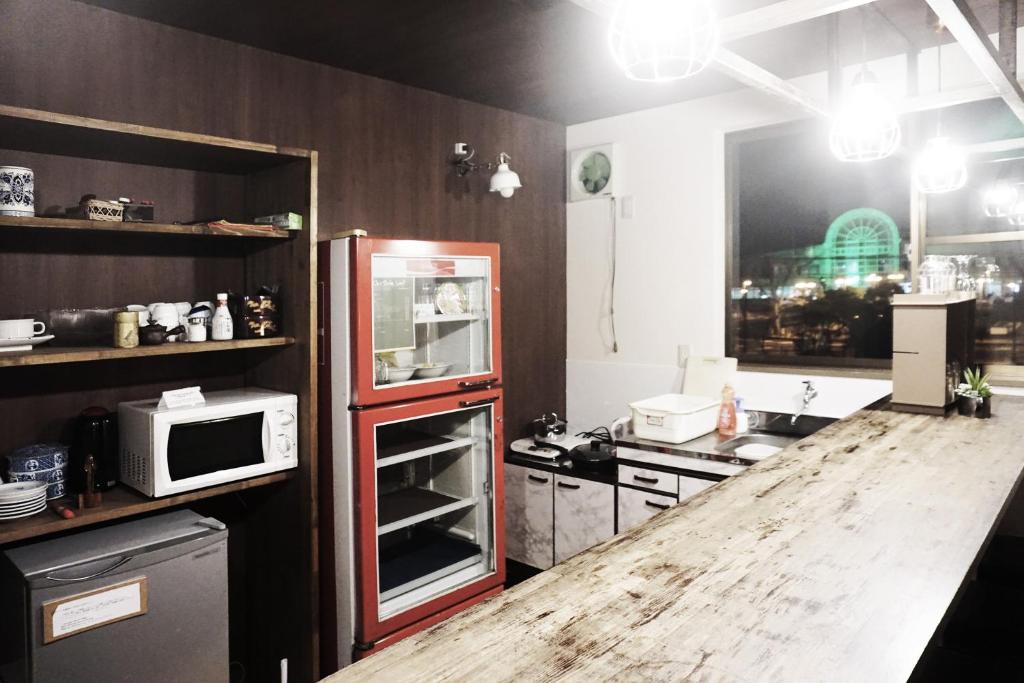 Kuchyň nebo kuchyňský kout v ubytování Guesthouse 66