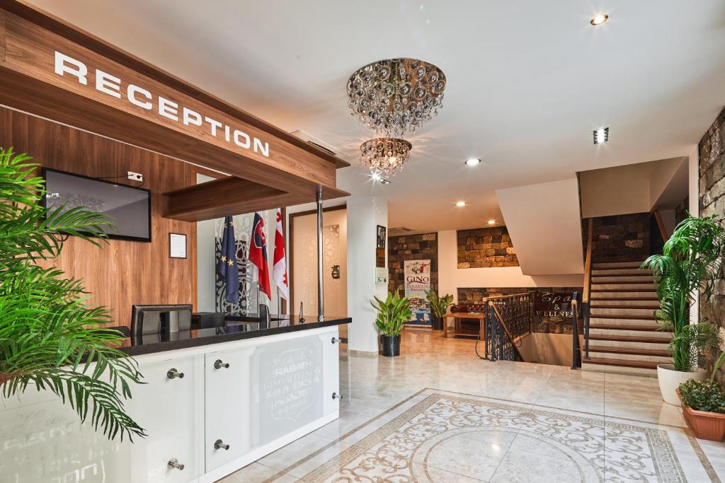 Posezení v ubytování Hotel Gino Wellness Rabath