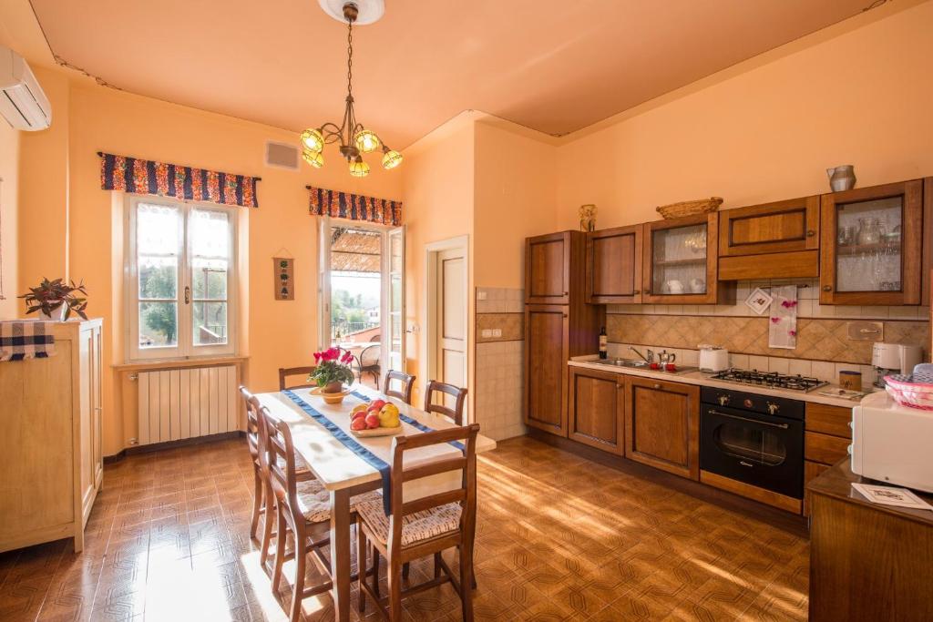 Kuchyň nebo kuchyňský kout v ubytování Agriturismo CaseGraziani