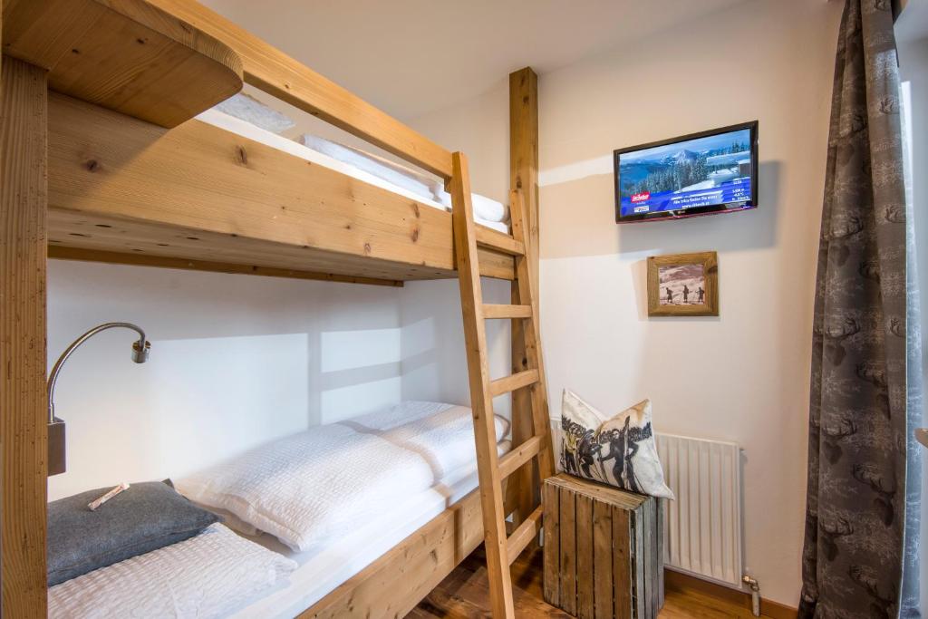 Postel nebo postele na pokoji v ubytování Haus Central